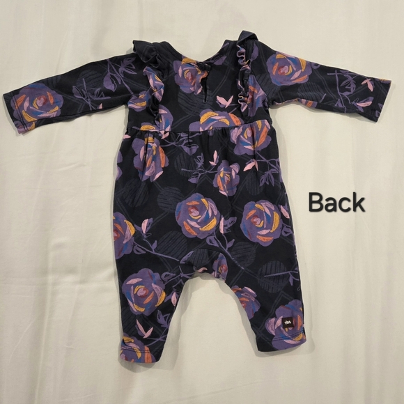 Tea Collection Ruffle Sleeve Romper in Hanetsuki - Picture 3 of 4